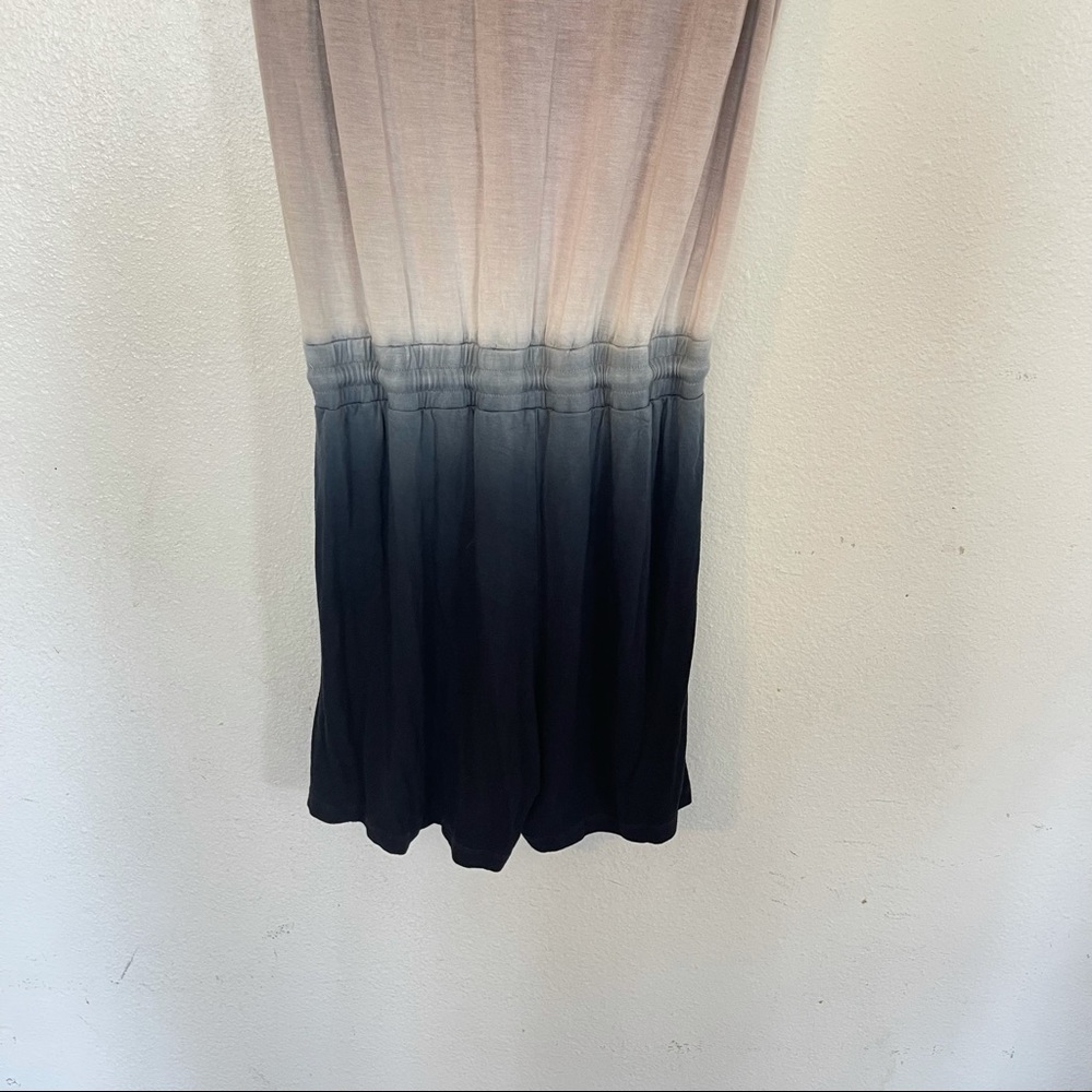 SOLD Young Fabulous & Broke Ombre Romper Taupe Navy Blue Size S - Picture 7 of 11